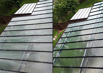 We LOVE Pressure Washing & Soft Washing - Maple Ridge, BC Gutter Cleaners - Field Work Image