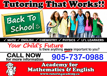 Academy for Mathematics & English Tower Hill Learning Centre - Richmond Hill, ON Tutoring Centers - Education Image