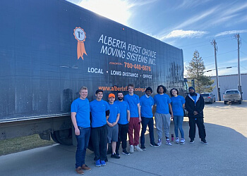 Sherwood Park moving company Alberta First Choice Moving Systems Inc.