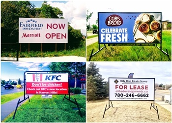 Edmonton Magasins de enseignes Alberta Sign Rentals