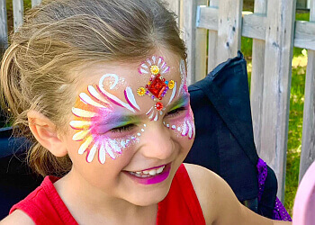 Airdrie face painting Amandamazing Makeup Art image 1