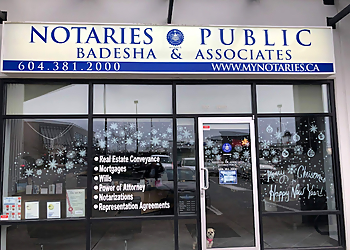 Abbotsford notary public Badesha & Associates