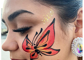 Red Deer face painting Bananagum Face and Body Art