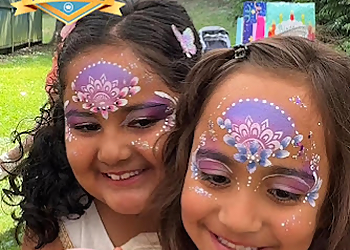 Delta face painting Bela Beauty Co. 