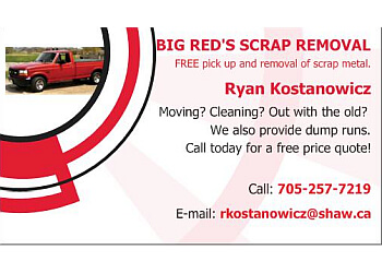 Sault Ste Marie junk removal Big Red's Scrap Removal