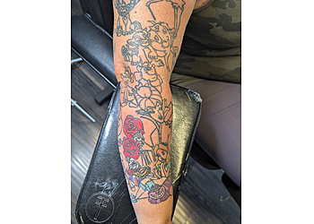 Stratford tattoo shop Black Hearts Custom Tattoos 