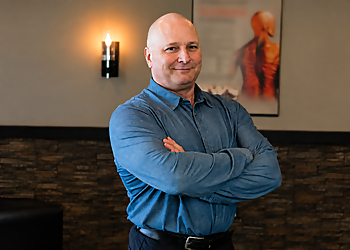 Blaine Mackie, PT., B.Sc.(Bio), B.Sc.P.T., Dip.Manip.PT., FCAMPT., C.F.T.II - MACKIE PHYSIOTHERAPY Blaine Mackie, PT., B.Sc.(Bio), B.Sc.P.T., Dip.Manip.PT., FCAMPT., C.F.T.II - MACKIE PHYSIOTHERAPY - Saskatoon, SK Physical Therapists - Doctor Portrait Image