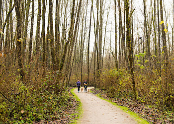 Langley hiking trail Brae Island Regional Park
