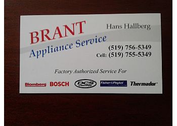 Brantford appliance repair service Brant Appliance Service