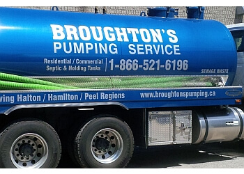 Mississauga septic tank service Broughton's Pumping Service
