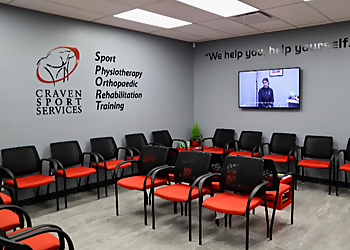 Bruce Craven, B.Sc(PT), M.Sc, Dip Sport(PT), BSPE, CSCS - CRAVEN SPORT SERVICES - Saskatoon, SK Physical Therapists - Clinic Interior Image