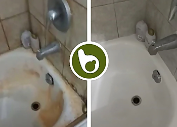 Bubble & Maple Cleaners - Oshawa, ON Commercial Cleaning Services - Before and After Image