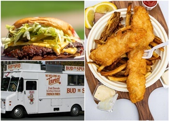 Halifax food truck Bud The Spud Chip Truck