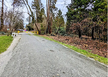 Burnaby hiking trail Burnaby Lake Regional Park