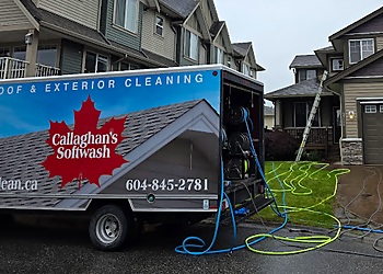 Abbotsford gutter cleaner Callaghan's Softwash