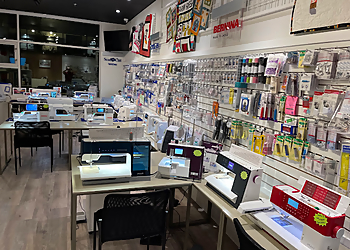 Castle's Sewing Centre - Surrey, BC Sewing Machine Stores - Sewing Machine Display Image