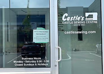 Castle's Sewing Centre - Surrey, BC Sewing Machine Stores - Building Exterior Image