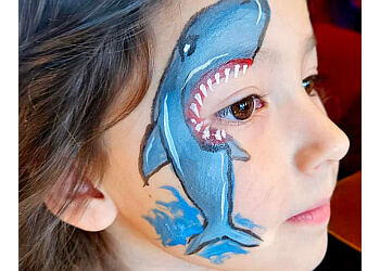 Grande Prairie face painting Chameleon Art