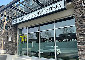 Surrey notary public Clayton Heights Notary