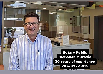 Community Notary Public & Settlement advisor Slobodan Mitrovic - Winnipeg, MB Notary Public - Staff Image