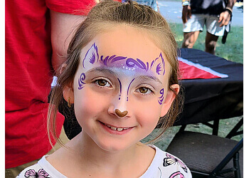 Medicine Hat face painting Crazy Paints By Katie