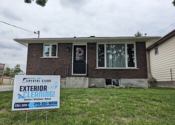 Sudbury window cleaner Crystal Clean Exteriors