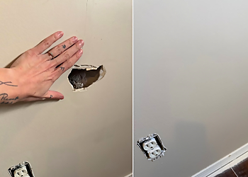 Cutline Painting - Grande Prairie, AB Peintres - Before and After Image
