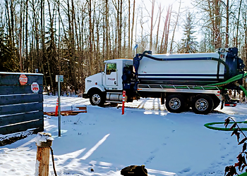 Dave's Septic Service division of Dumpco - Red Deer, AB Services De Fosses Septiques - Job Site Image