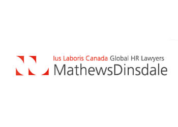 Sarnia Avocats Du Travail David J. Defrancesco - MATHEWS, DINSDALE & CLARK LLP