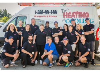 Orangeville hvac service Don's Heating and Cooling