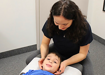 Dr. Janna-Marie Doni, DC - VITA CHIROPRACTIC AND WELLNESS CENTRE - Sudbury, ON Chiropractors - Doctor Working Image