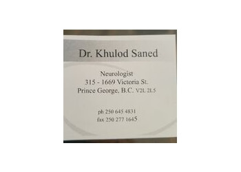 Prince George neurologist Dr. Khulod Saned