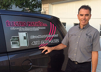 Levis appliance repair service Electro Mathéo Inc