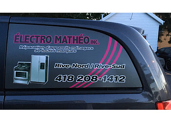 Levis appliance repair service Electro Mathéo Inc