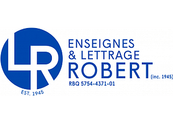 Montreal sign company Enseignes et Lettrage Robert signs