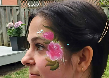 Aurora face painting Fable Face Paint