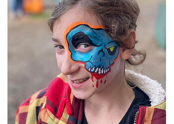 Nanaimo face painting Faeriewhale Facepainting