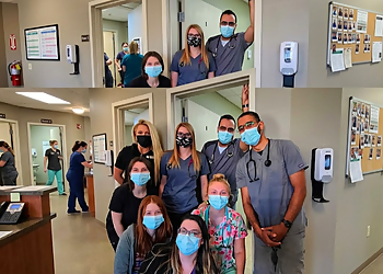 Family Pet Hospital & 24 Hour Pet Emergency Centre - Lethbridge, AB Veterinary Clinics - Doctor With Patient Image