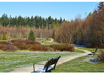 Surrey hiking trail Green Timbers Urban Forest Park