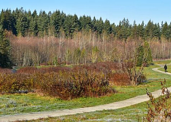 Surrey hiking trail Green Timbers Urban Forest Park
