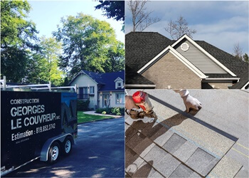 Shawinigan roofing contractor Georges Le Couvreu Inc.