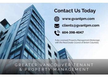 Burnaby property management company Greater Vancouver Tenant & Property Management Ltd.