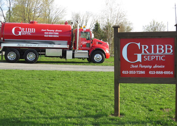 Kingston septic tank service Gribb Septic Inc.
