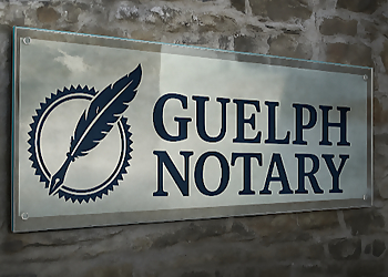 Guelph Notary and Paralegal - Guelph, ON Parajuridiques - Office Signage Image