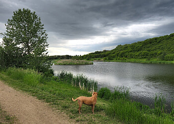 Edmonton hiking trail Hermitage Park
