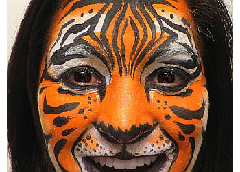 Grande Prairie face painting Happy Cloud Face and Body Painting