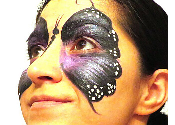 Grande Prairie face painting Happy Cloud Face and Body Painting