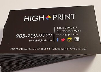 Richmond Hill Imprimeries High Print Co