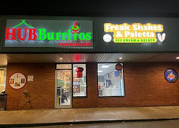 Saint John mexican restaurant Hub Burritos,FreakShakes and Palettas