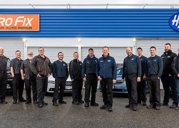 Langley car repair shop Hudson Automotive Ltd.